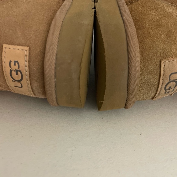 Ugg Women’s Classic Short II Boot Chestnut Size 8 Sheepskin Lining - Picture 8 of 14